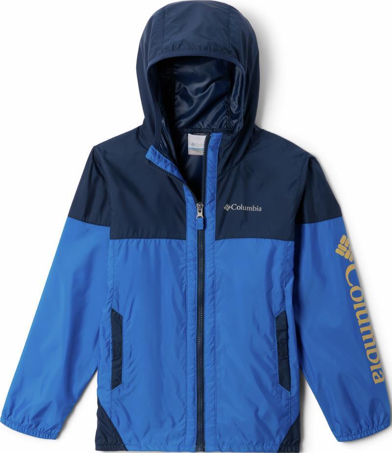 Flash Challenger Windbreaker - Youth Girls - Bright Indigo / Collegiate Navy 1
