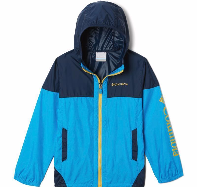 Flash Challenger Windbreaker - Youth Girls - Compass Blue / Collegiate Navy 1