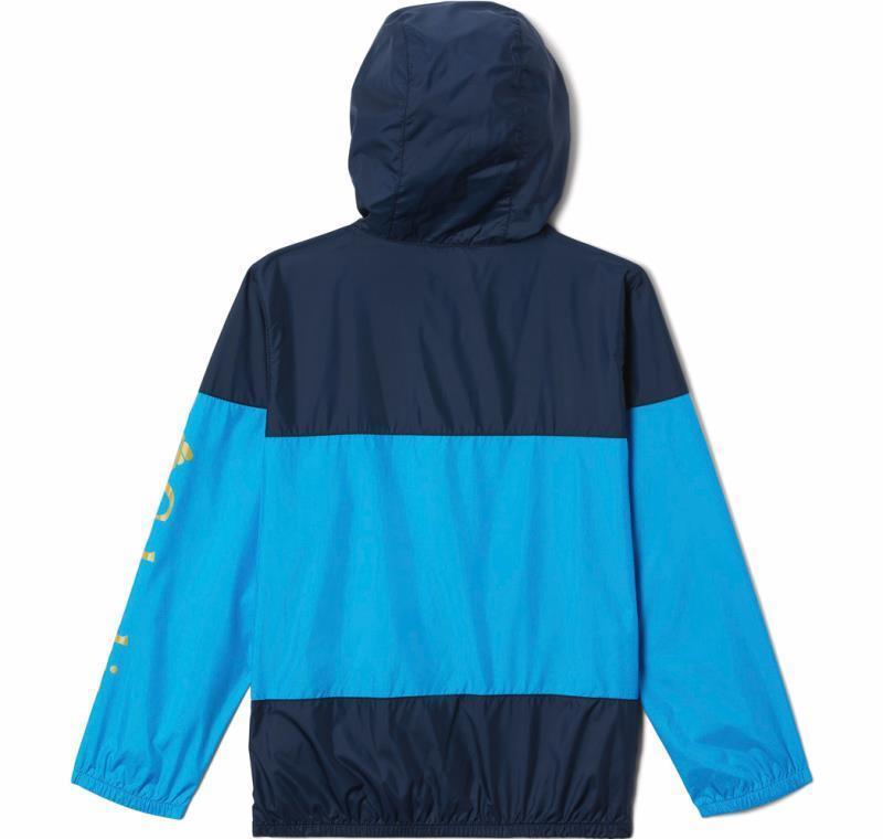 Flash Challenger Windbreaker - Youth Girls - Compass Blue / Collegiate Navy 2