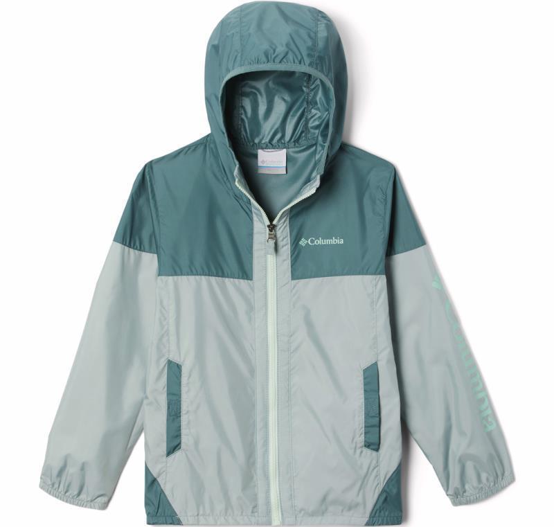 Flash Challenger Windbreaker - Youth Girls - Niagara / Metal 1