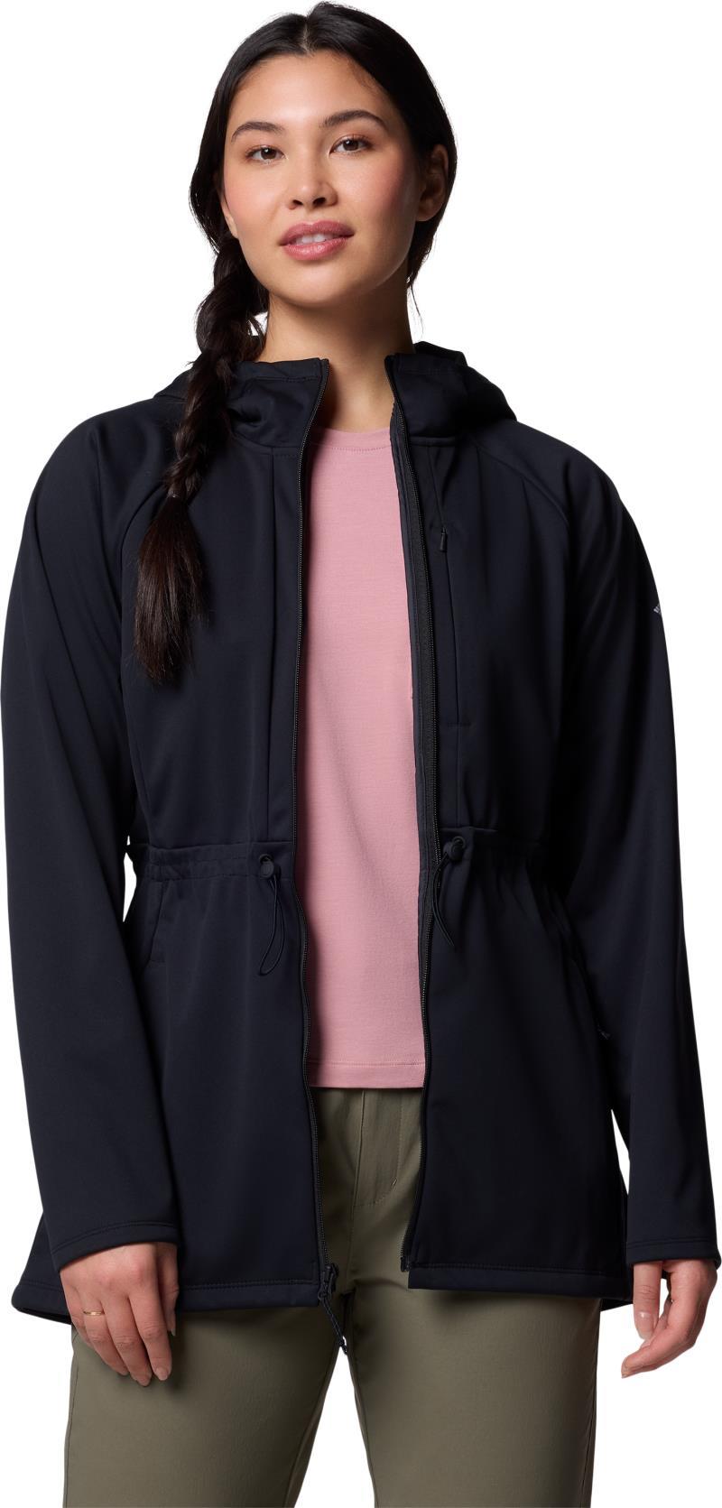 Flora Park II Softshell Jacket - Womens - black 1