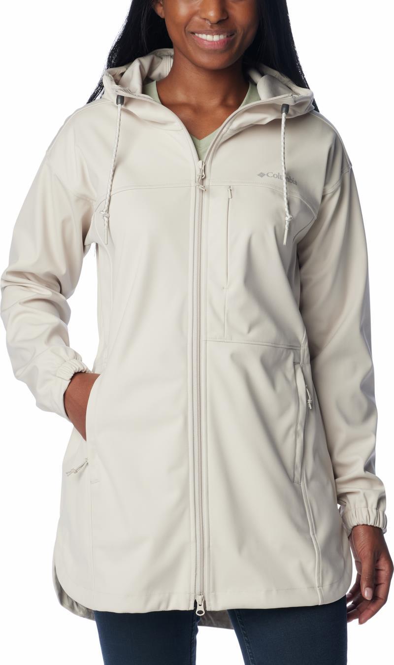 Flora Park Softshell Jacket - Womens - Dark Stone 1