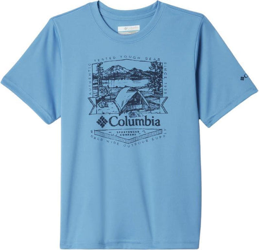 Fork Stream SS Graphic Shirt - Youth Boys - Skyler / Lakeside Badge 1