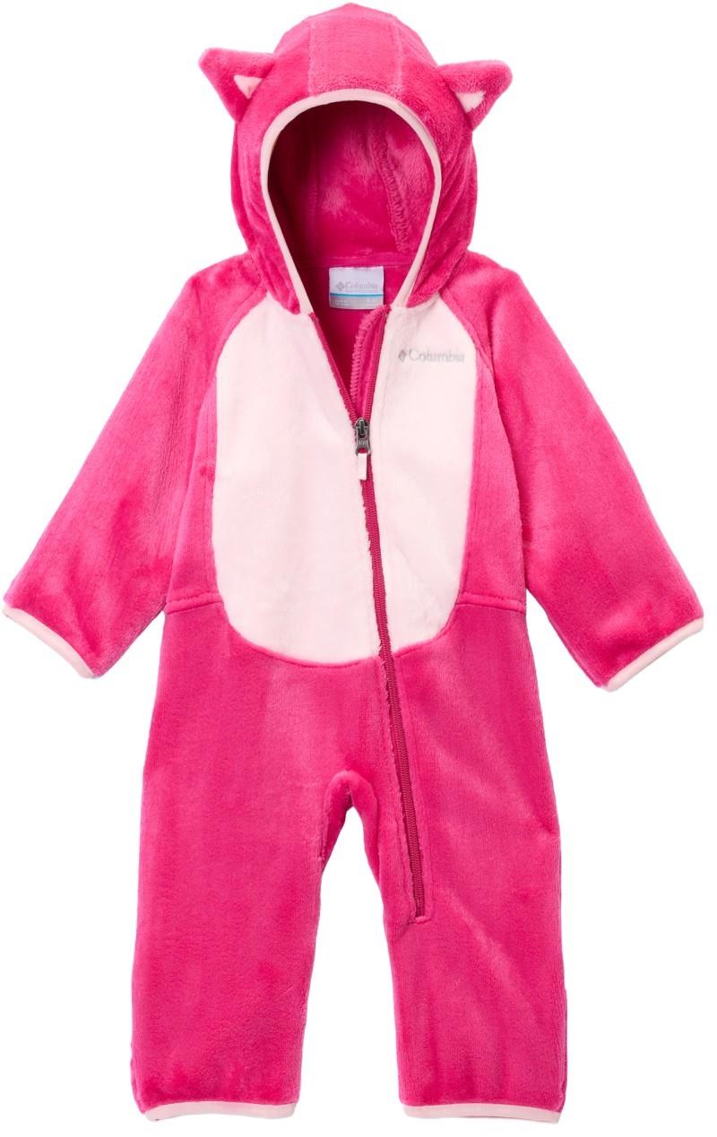 Foxy Baby Sherpa Bunting - Infant - guava pink / satin pink 1