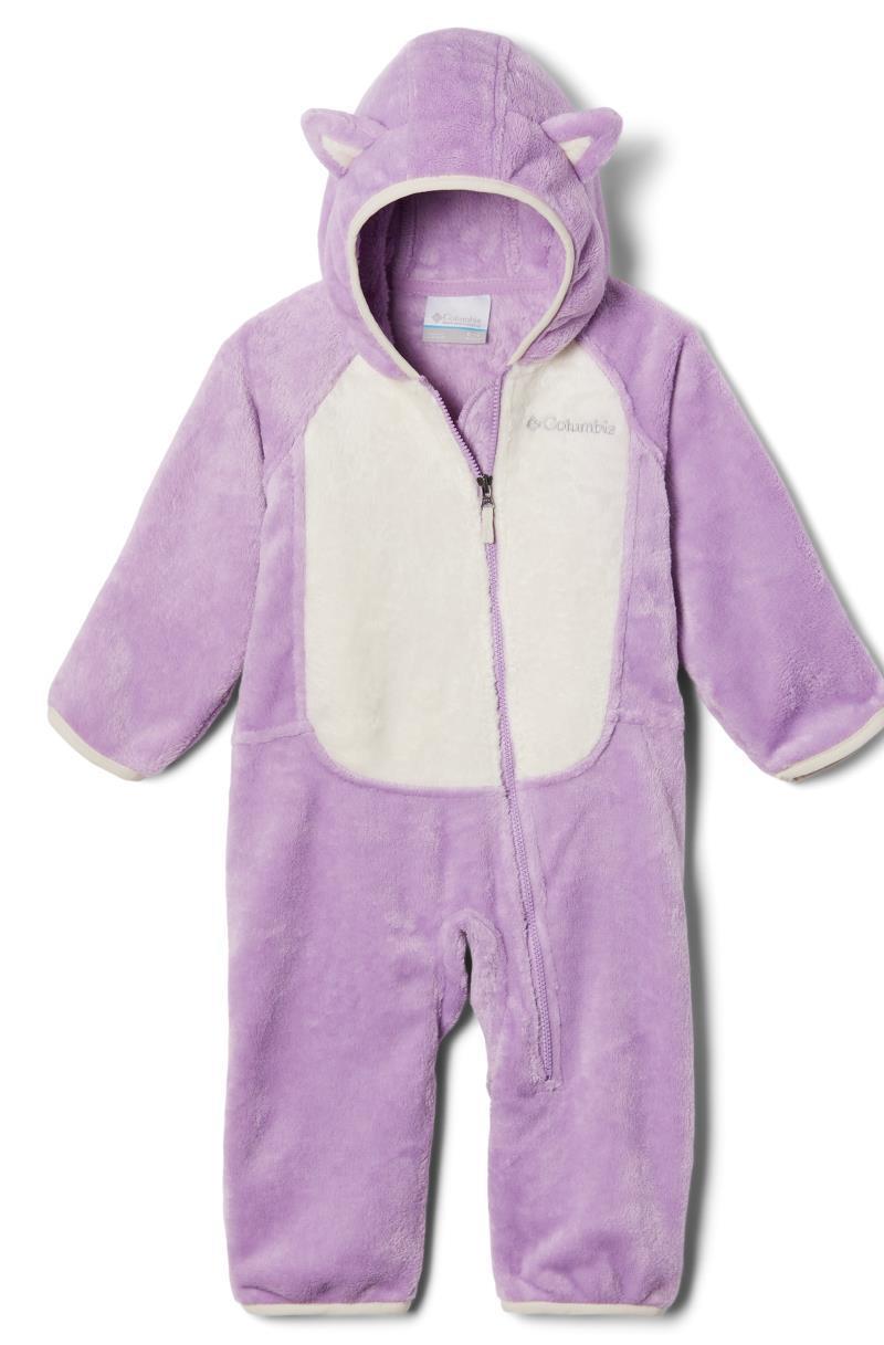 Foxy Baby Sherpa Bunting - Infant - gumdrop / chalk 1
