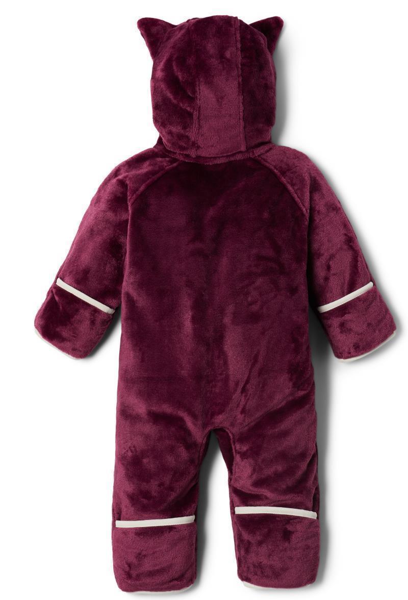 Foxy Baby Sherpa Bunting - Infant - marionberry / chalk 1