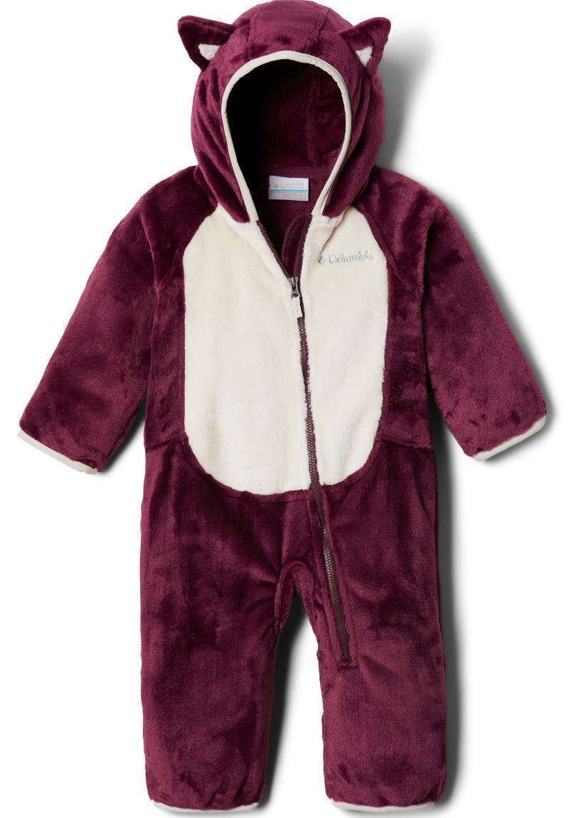 Foxy Baby Sherpa Bunting - Infant - marionberry / chalk 1