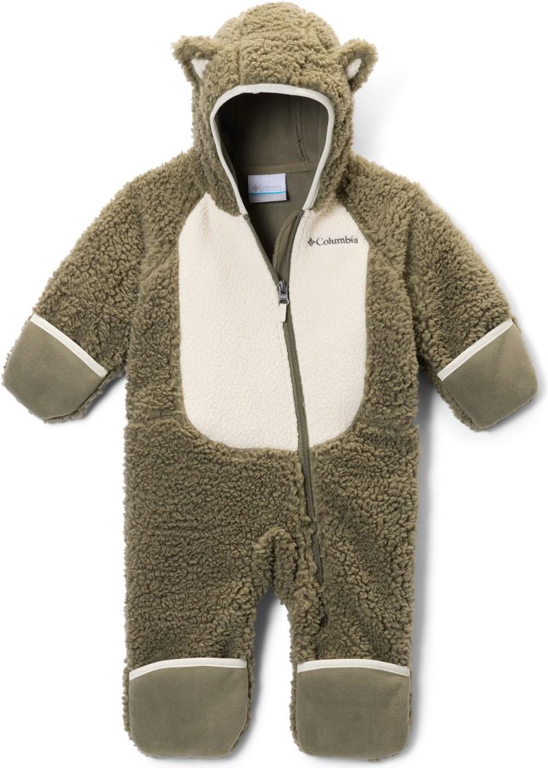 Foxy Baby Sherpa Bunting - Infant - stone green / chalk 1