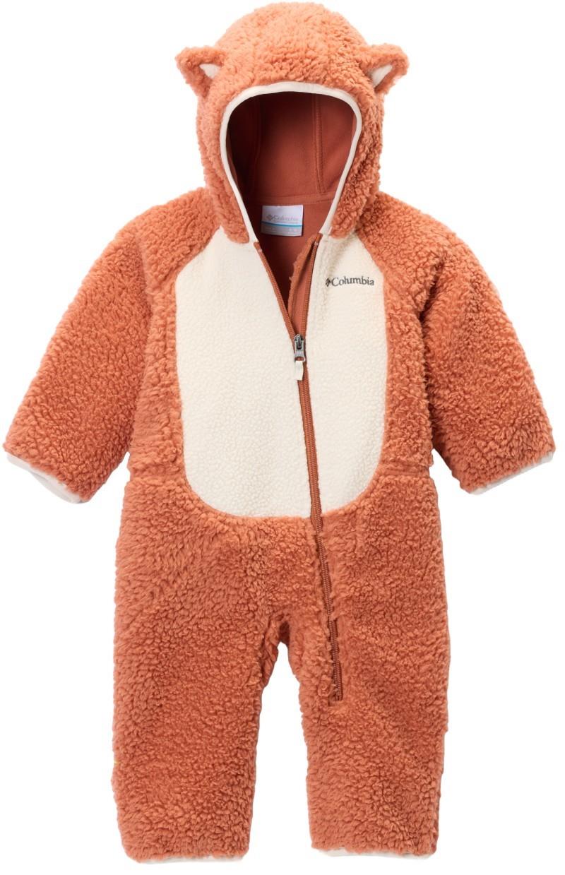Foxy Baby Sherpa Bunting - Infant - teak brown / chalk 1