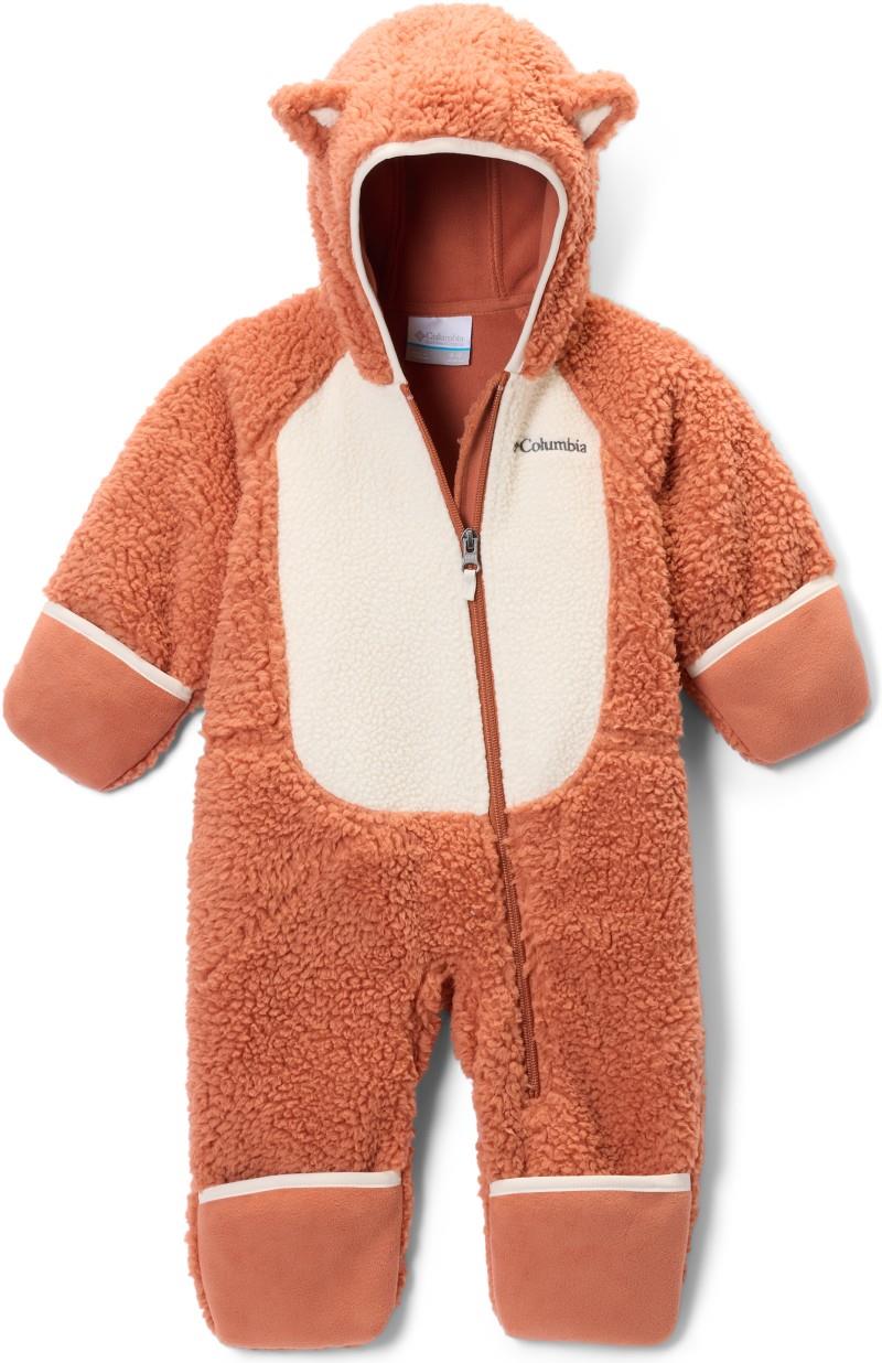 Foxy Baby Sherpa Bunting - Infant - teak brown / chalk 1