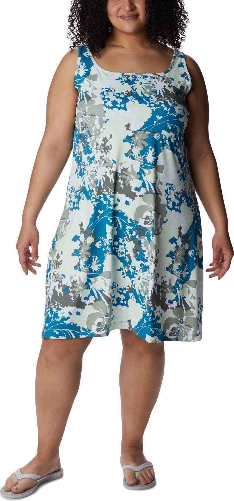 Freezer III Dress, Extended - Womens - deep marine florid meadows 1