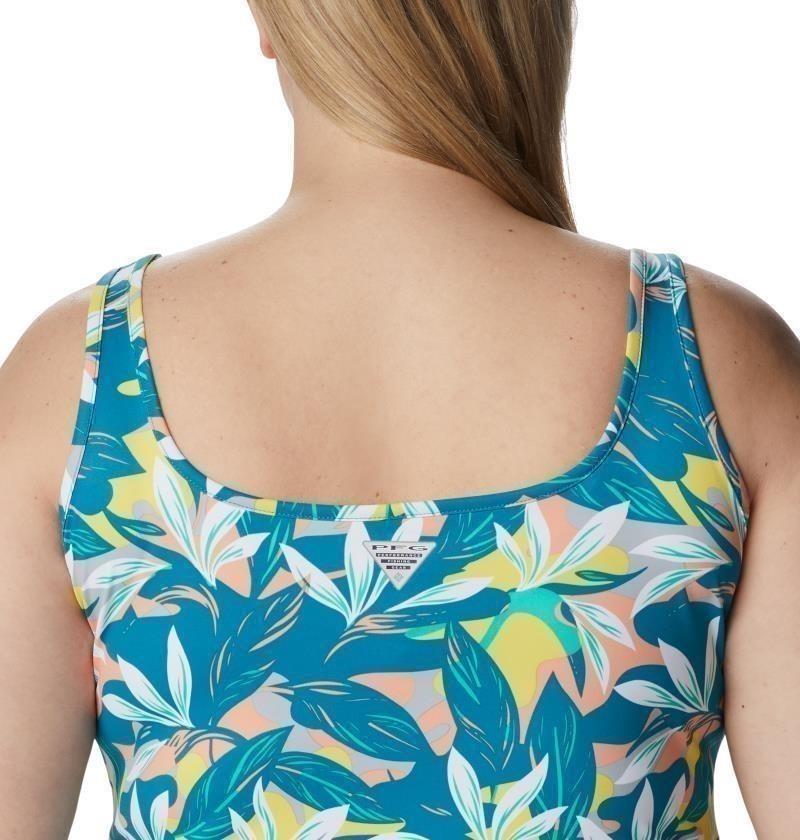 Freezer III Dress, Extended - Womens - electric turquoise hidden paradise 1
