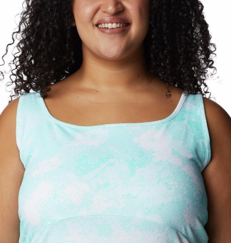 Freezer III Dress, Extended - Womens - electric turquoise hidden paradise 1