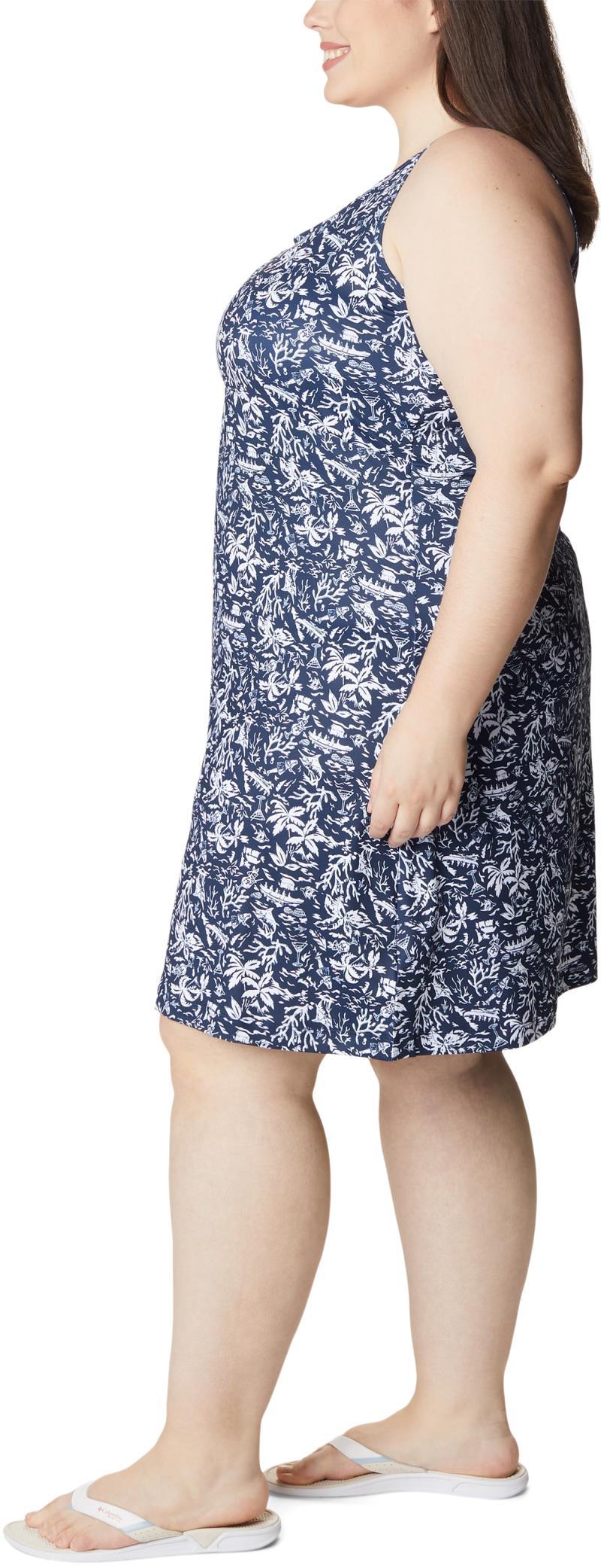 Freezer III Dress, Extended - collegiate navy kona print 1