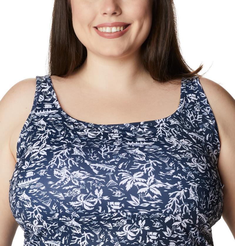 Freezer III Dress, Extended - collegiate navy kona print 1