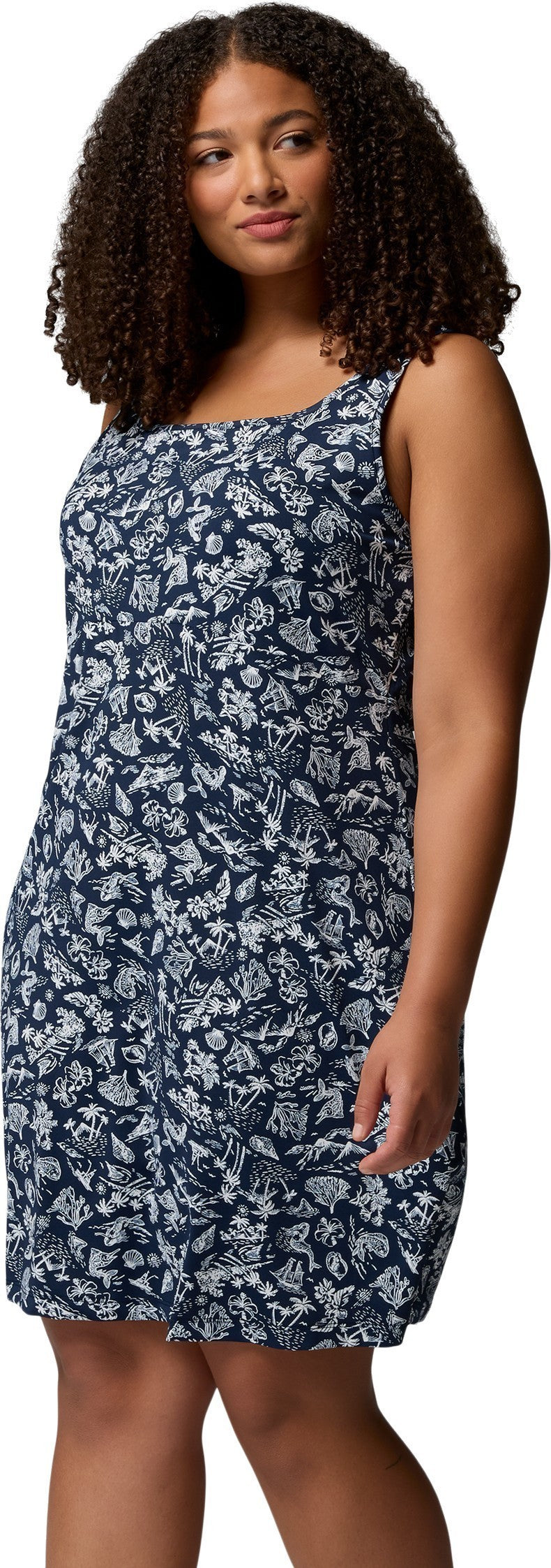 Freezer III Dress, Extended - collegiate navy konakai tonal 1