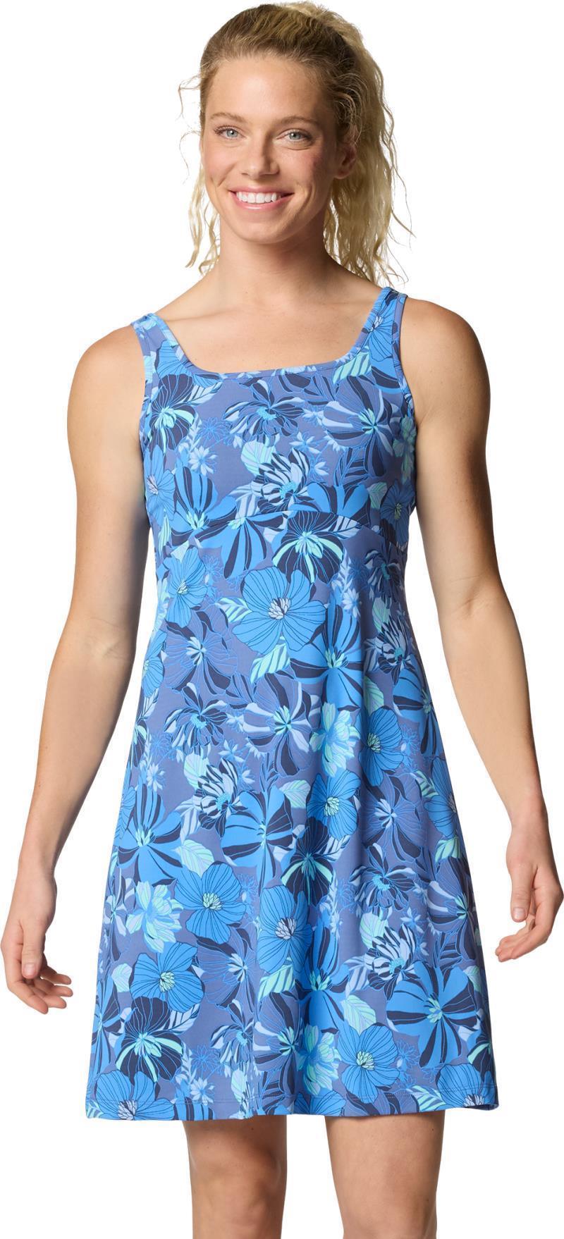 Freezer III Dress - bluebell marooned 1