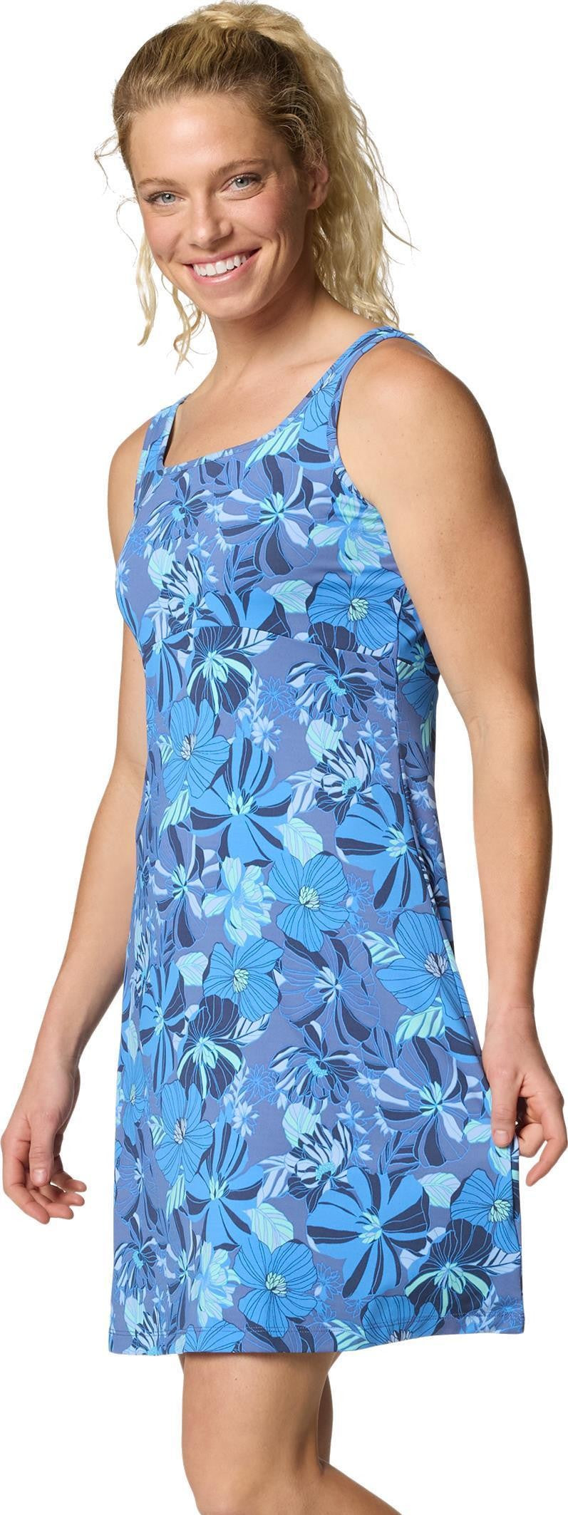 Freezer III Dress - bluebell retropical 1