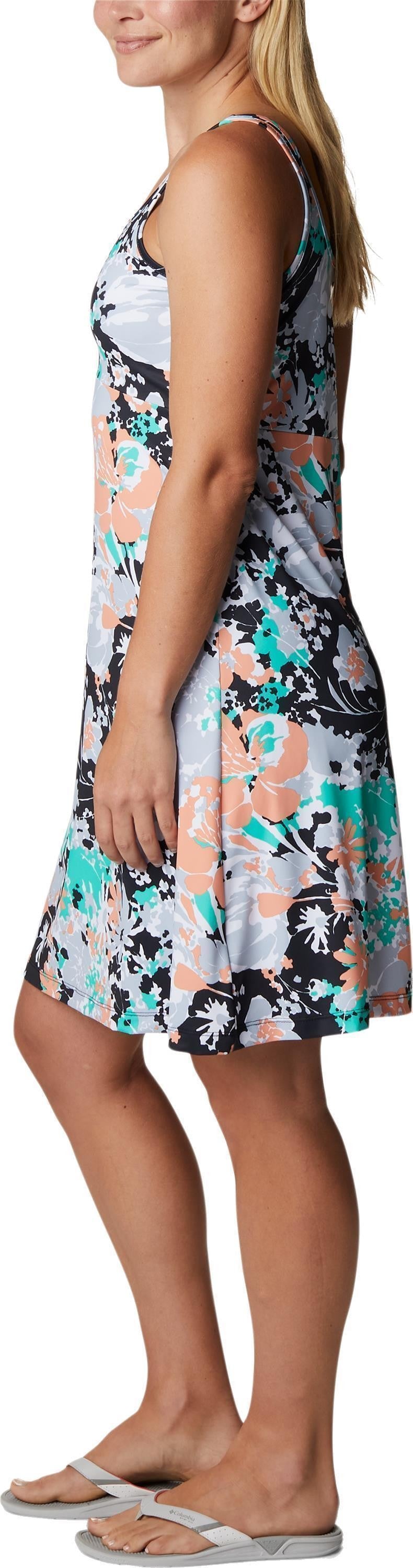Freezer III Dress - bright nectar florid meadows 1