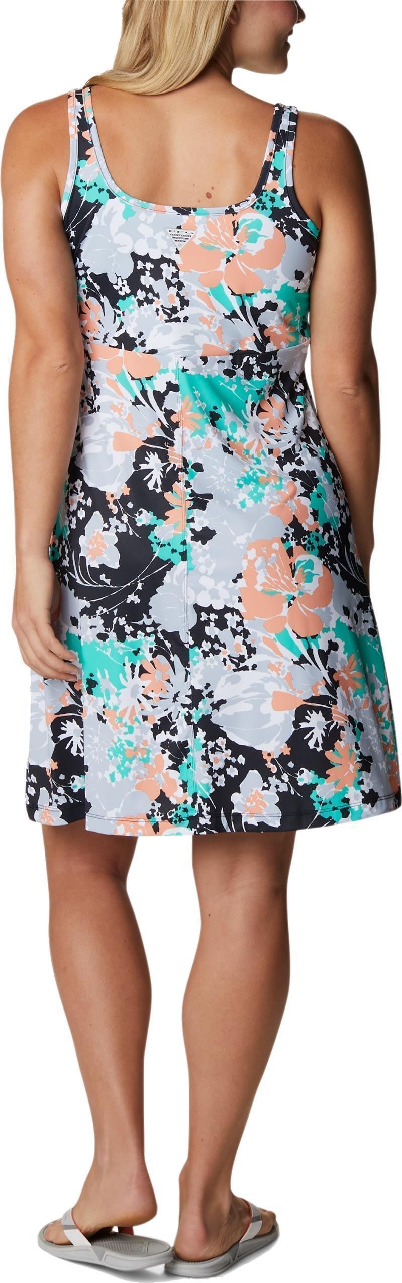 Freezer III Dress - bright nectar florid meadows 1