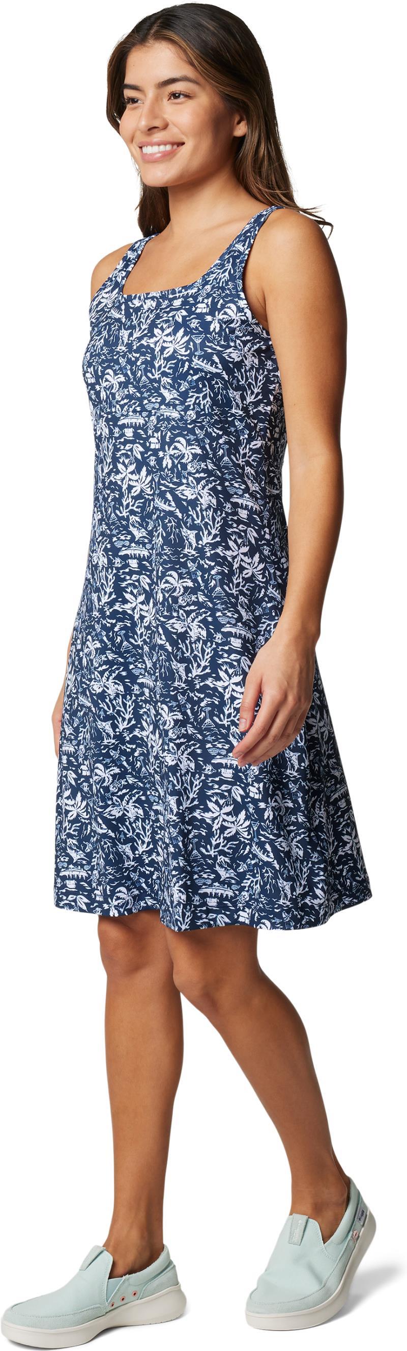 Freezer III Dress - collegiate navy kona print 1
