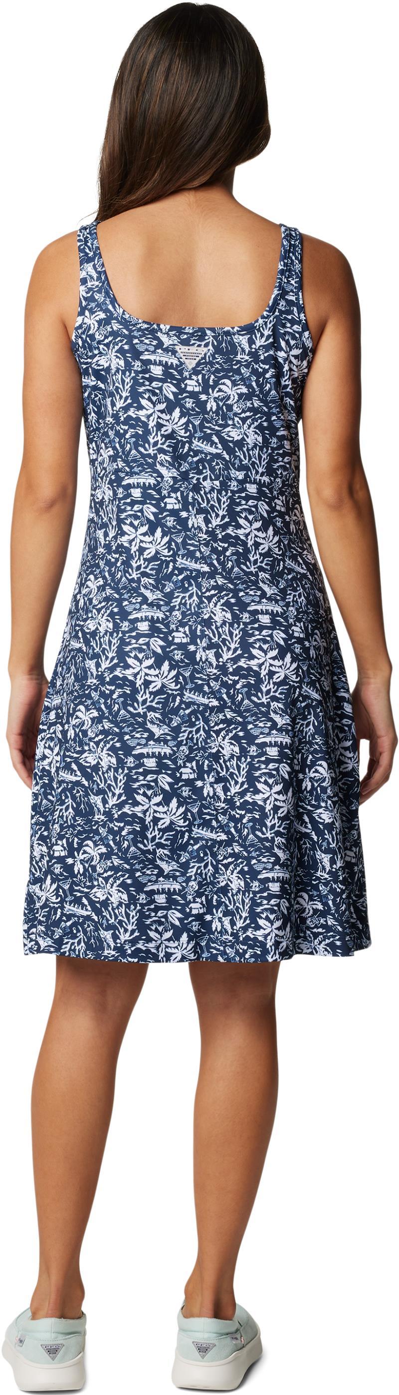 Freezer III Dress - collegiate navy kona print 1