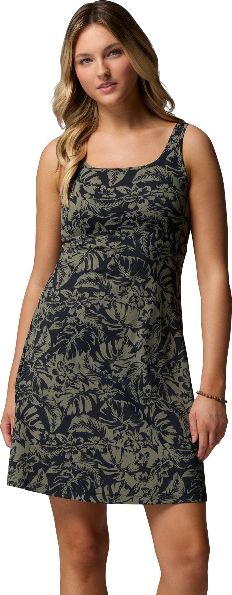 Freezer III Dress - cypress vacay blooms tonal 1