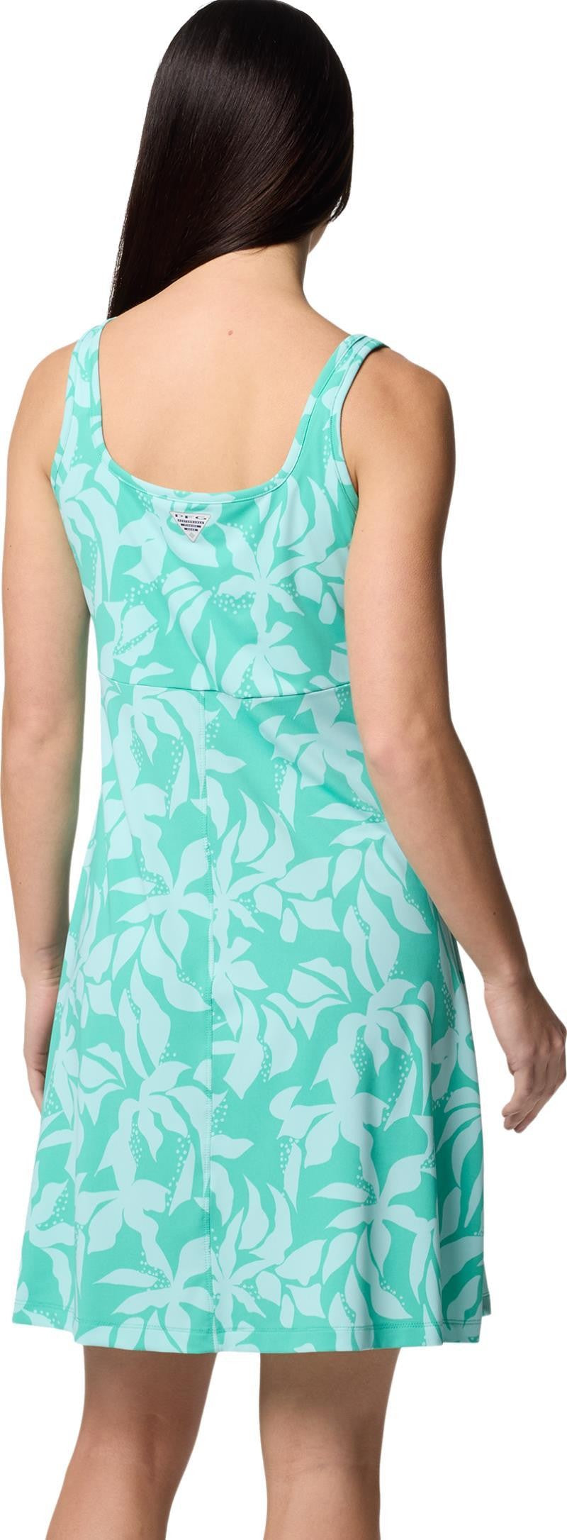 Freezer III Dress - glaze green broadleaf 1