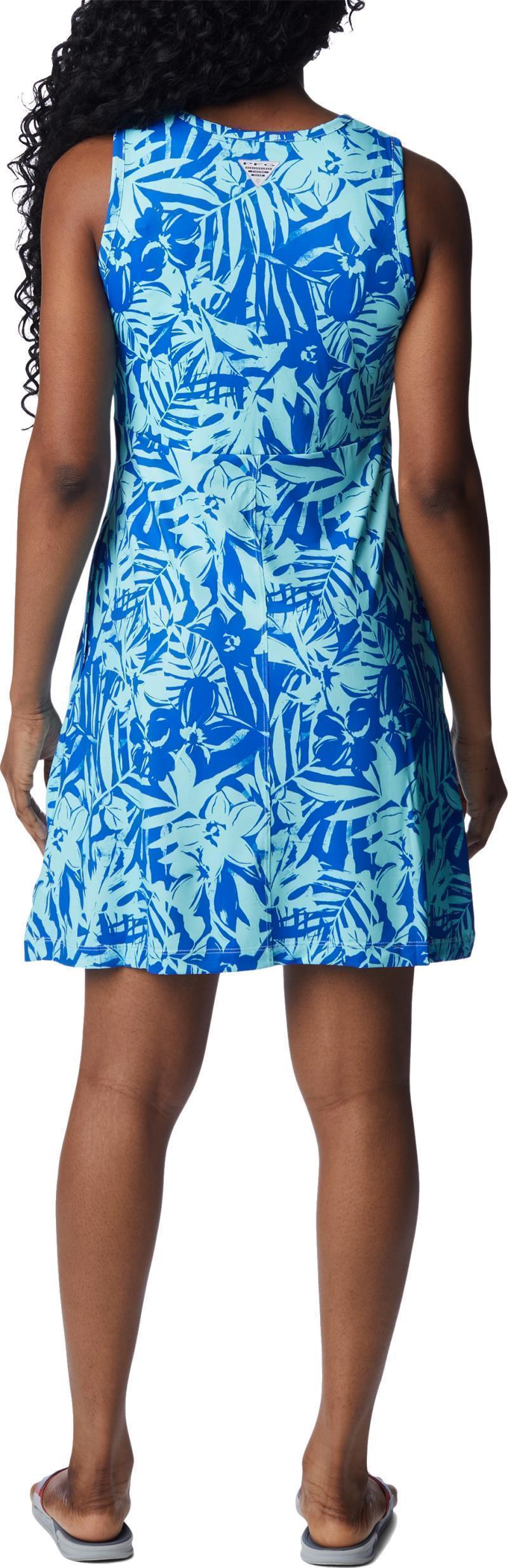 Freezer Tank Dress - Blue Macaw Palmtropics 3