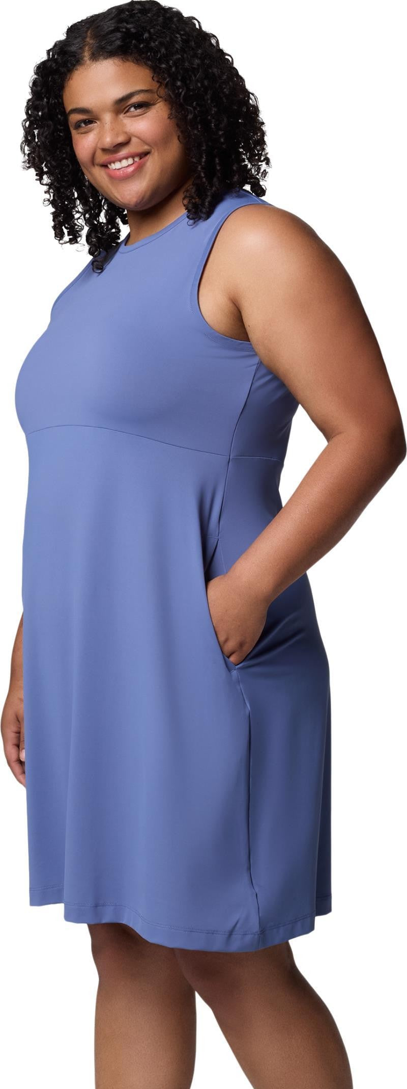 Freezer Tank Dress, Extended - bluebell 1