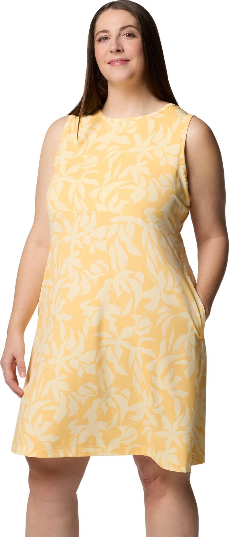 Freezer Tank Dress, Extended - cocoa butter broadleaf 1
