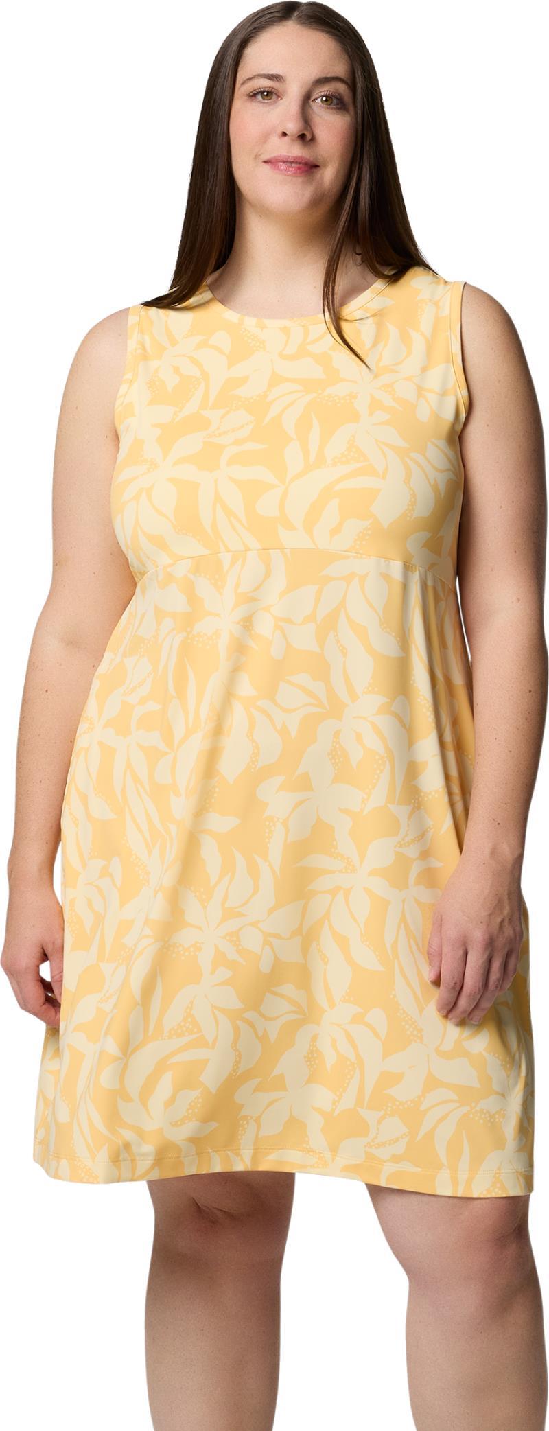 Freezer Tank Dress, Extended - cocoa butter broadleaf 1