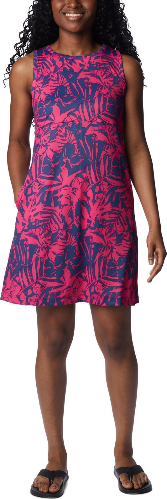 Freezer Tank Dress - Violet Sea Palmtropics 1