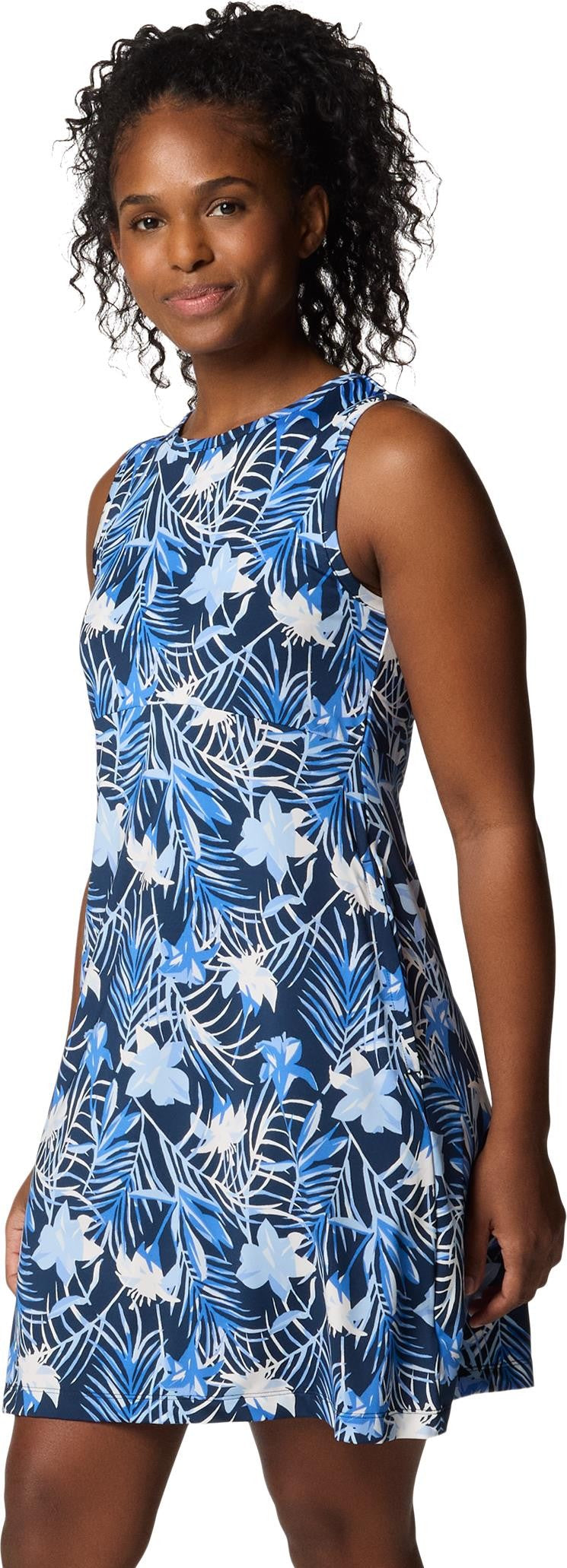 Freezer Tank Dress - collegiate navy tropicfield 1