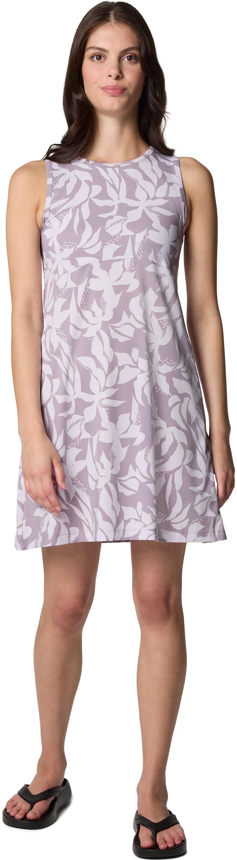 Freezer Tank Dress - shale purple broadleaf 1