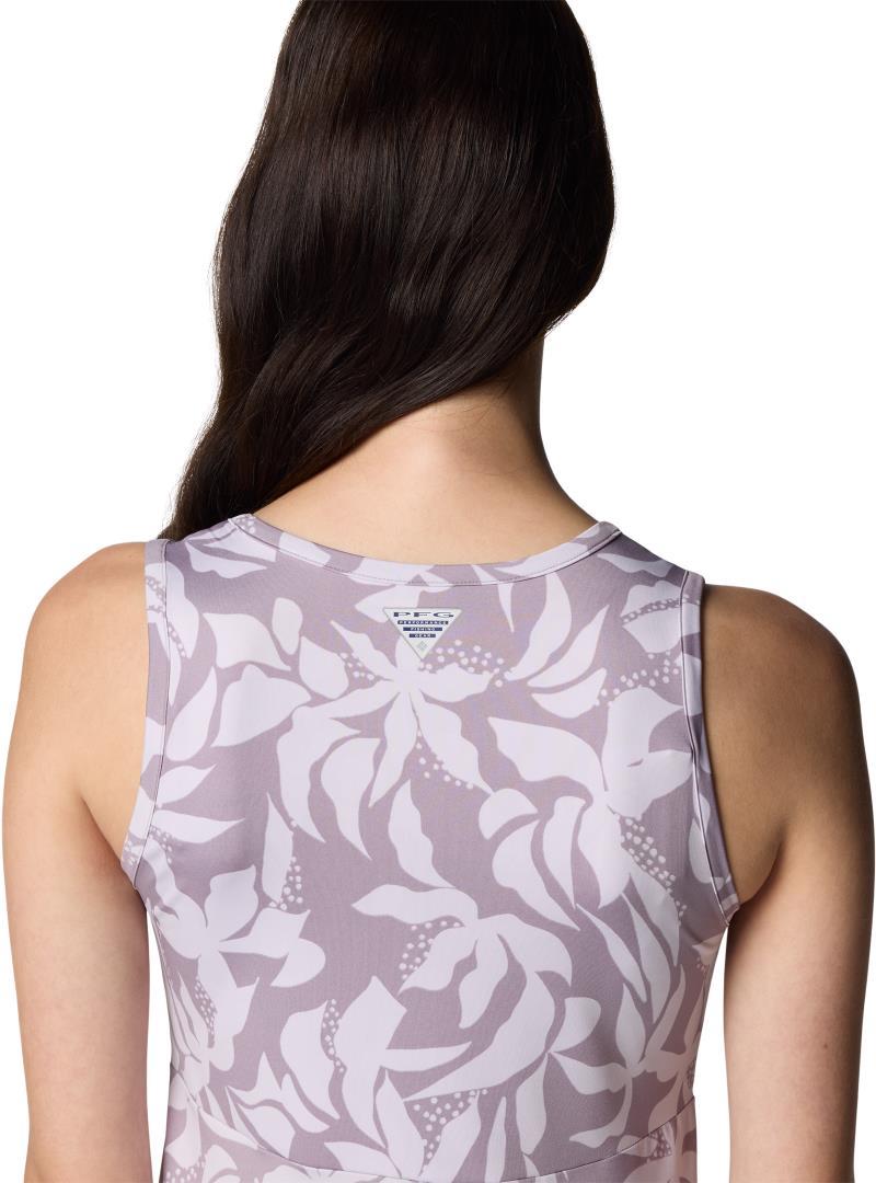 Freezer Tank Dress - shale purple broadleaf 1