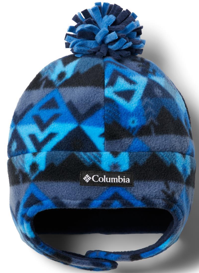 Frosty Trail II Earflap Beanie - Youth - Collegiate Navy Checkpoint Print 1