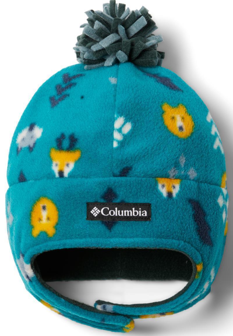 Frosty Trail II Earflap Beanie - Youth - Metal Woodlands Print 1
