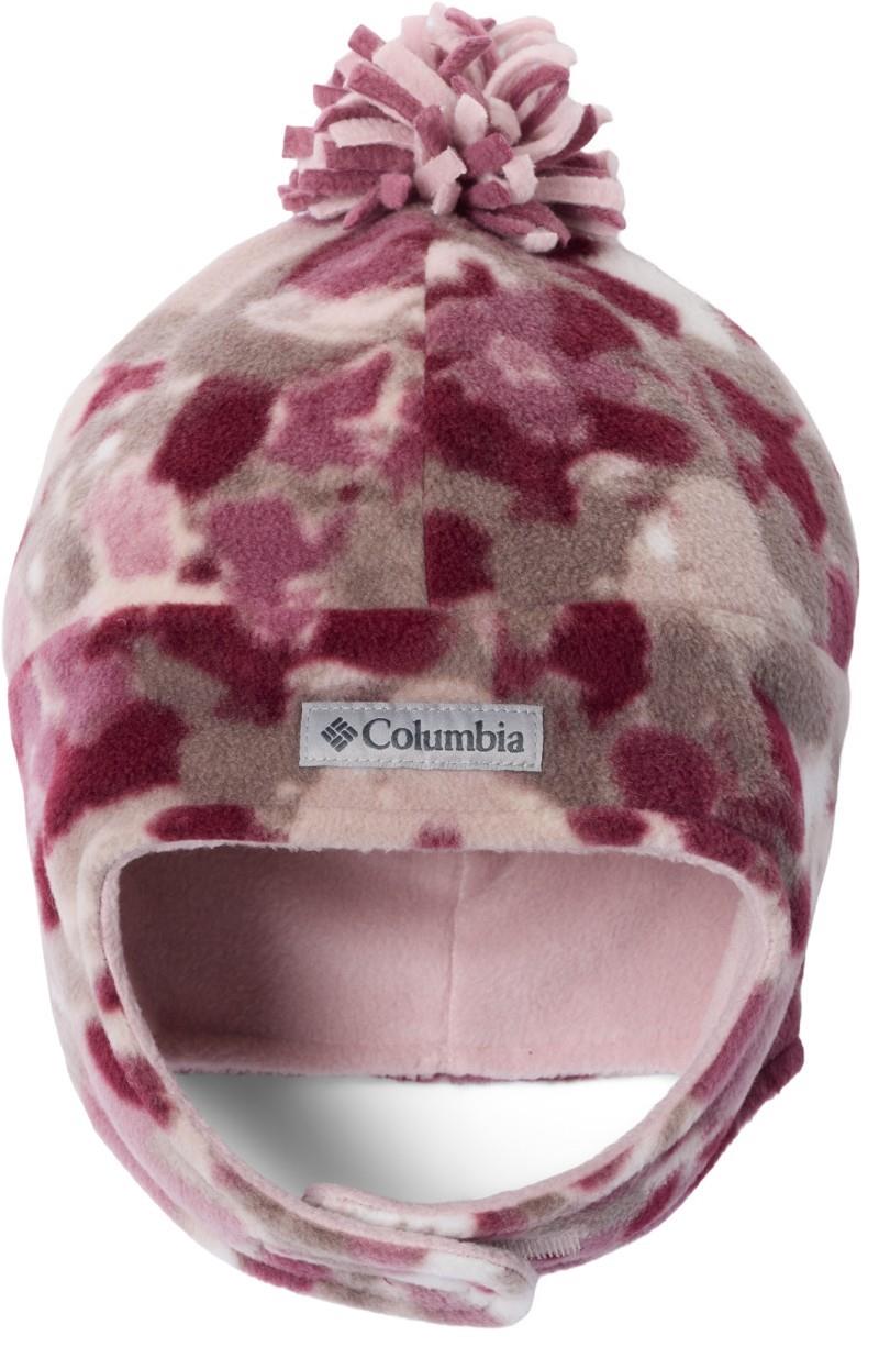 Frosty Trail II Earflap Beanie - Youth - antique mauve / sedona sage / primroses 1