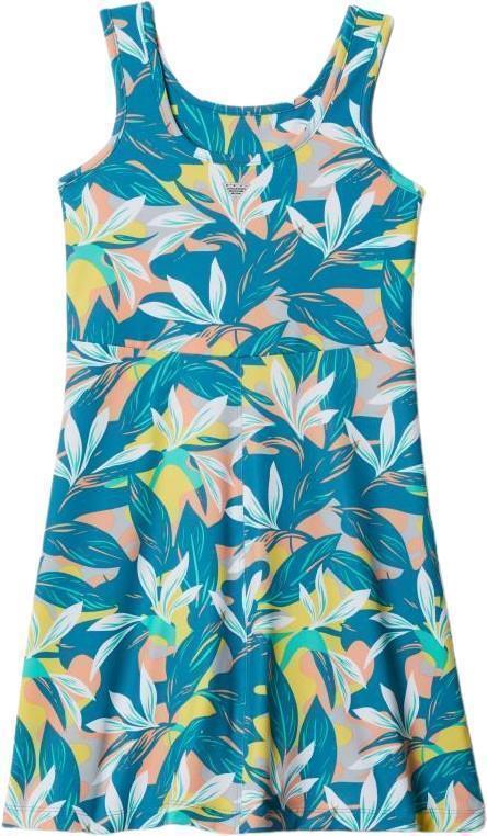 G Freezer Dress II - Girls - Electric Turquoise Hidden Paradise 2