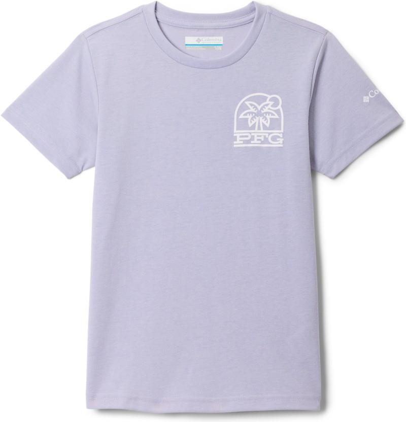 G PFG Palm Waves SS Tee - Youth Girls - twilight graphic 1