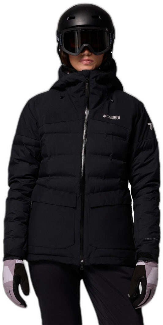 Glacier Ridge Down Jacket - Womens - black 1