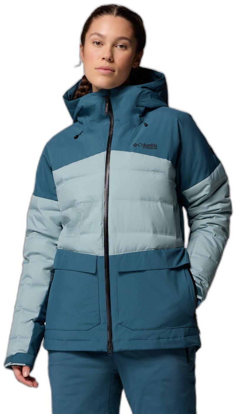 Glacier Ridge Down Jacket - Womens - everblue / crushed blue 1