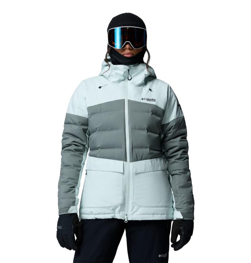 Glacier Ridge Down Jacket - Womens - tea light / sedona sage 1