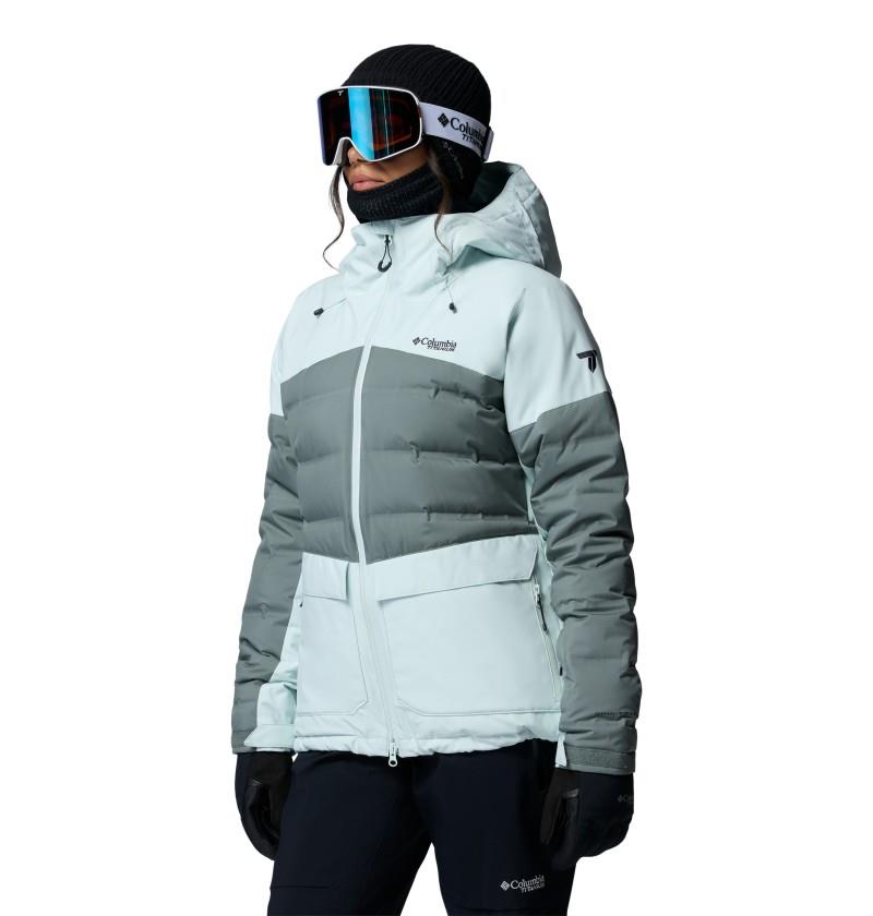 Glacier Ridge Down Jacket - Womens - tea light / sedona sage 1
