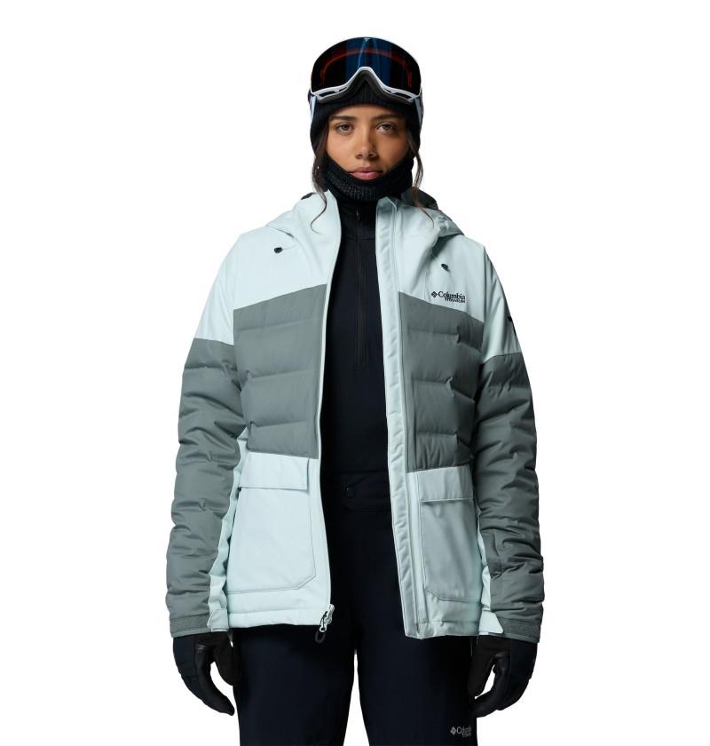 Glacier Ridge Down Jacket - Womens - tea light / sedona sage 1