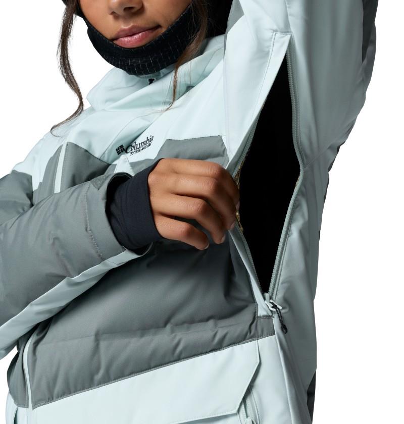 Glacier Ridge Down Jacket - Womens - tea light / sedona sage 1