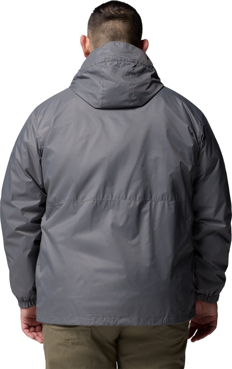 Glenbrook Bend Rain Jacket, Extended - Mens - city grey 1