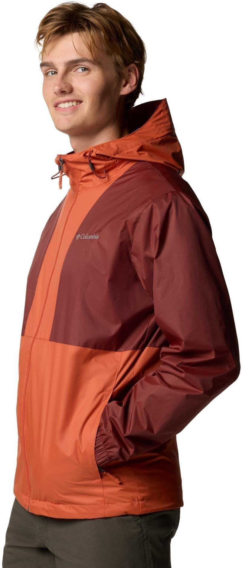 Glenbrook Bend Rain Jacket, Extended - Mens - spice / tuscan 1