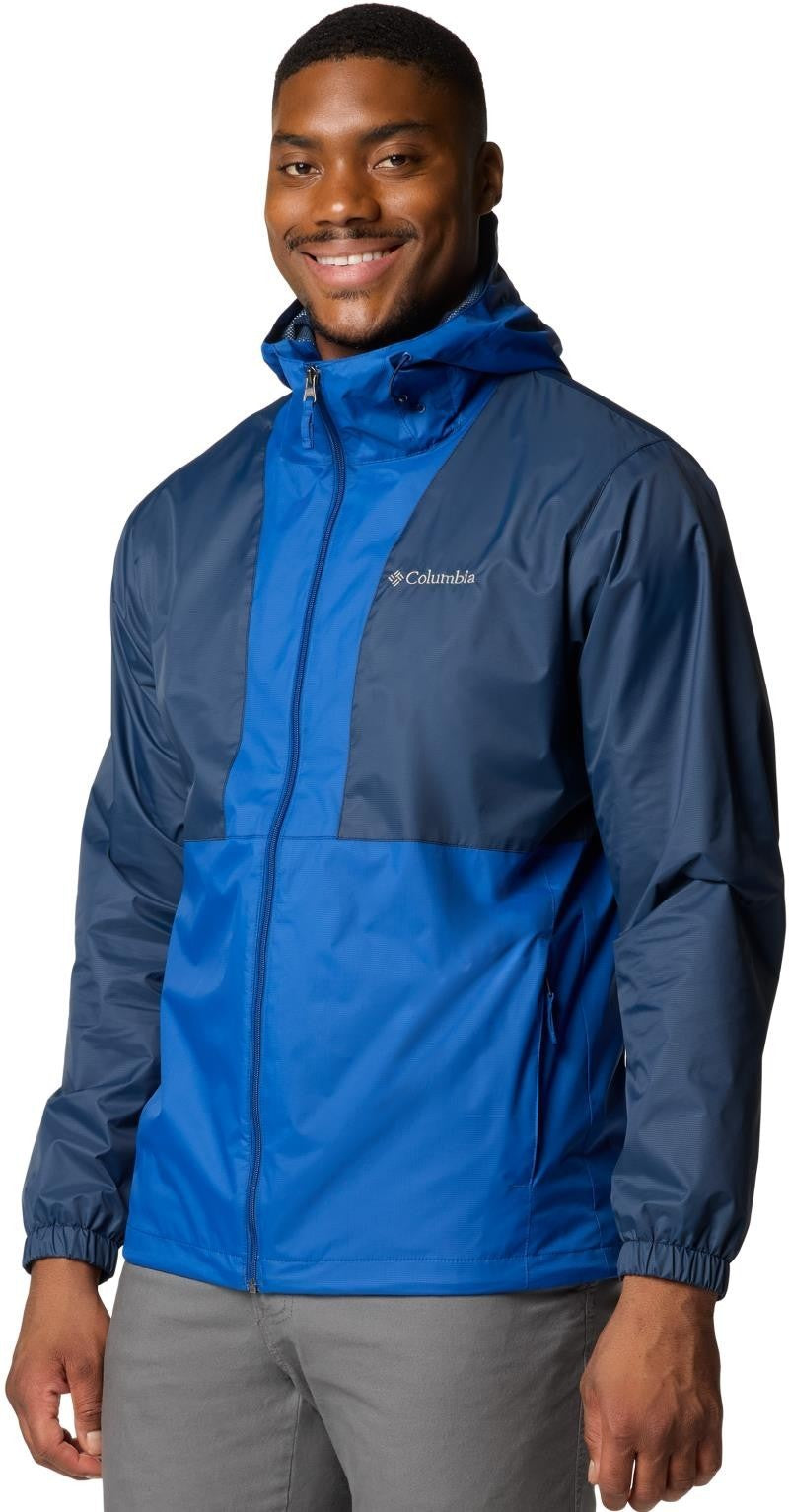 Glenbrook Bend Rain Jacket, Tall - Mens - collegiate navy / mountain blue 1